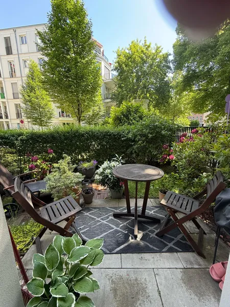 Schöne 2-Zimmer-Wohnung mit kleinem Garten im Neubau in Weißensee — photo 1
